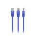 Патч корд Cablexpert PP12-0.25M/B, UTP, категорія. 5E, литий,  50u" штекер із фіксатором, 0.25 м, голубий