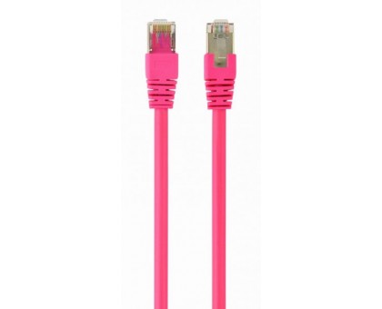 Патч корд Cablexpert PP6-1M/RO, FTP, категорія. 6, литий,  50u" штекер із фіксатором, 1.0 м, рожевий