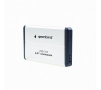 Внешний карман Gembird EE2-U3S-2-S для 2.5 SATA дисков, USB 3.0, серебристый