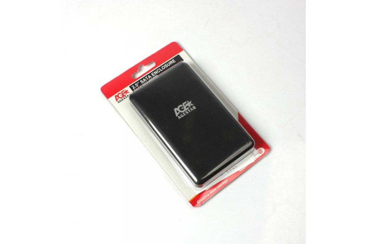 Agestar 31UBCP3 (black) Зовнішня захисна кишеня 2.5", USB 3.1, чорний ...