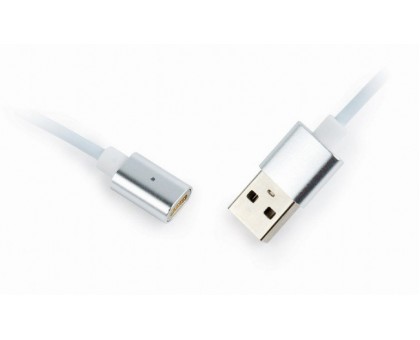 Кабель Cablexpert CC-USB2-AMLM31-1M, магнітний USB 2.0  AM/Lightning/Micro/Type-C USB, 1.0 м.