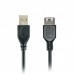 Подовжувач Cablexpert CCP-USB2-AMAF-0.15M , преміум якість USB 2.0 A-тато/A-мама, 0.15 м.