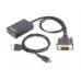 Перетворювач VGA відео в цифрового HDMI сигнал Cablexpert A-VGA-HDMI-01
