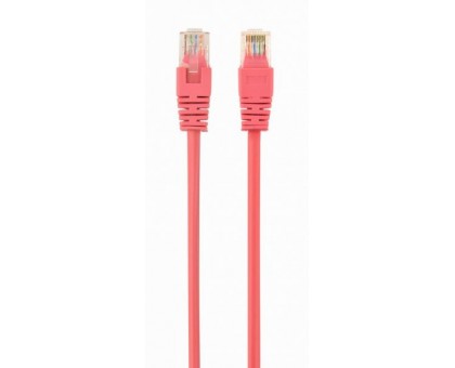 Патч корд Cablexpert PP12-3M/RO, UTP, категорія. 5E, литий,  50u" штекер із фіксатором, 3.0 м, рожевий