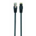 Патч корд Cablexpert PP6-1M/BK, FTP, категория. 6, литой, 50u" штекер с фиксатором, 1M, чёрный