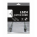 Патч корд Cablexpert PP6A-LSZHCU-3M, S/FTP, литий, 50u" штекер із фіксатором, 3.0 м, сірий