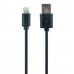 Кабель Cablexpert CC-USB2-AMLM-0.1M, USB 2.0 AM-папа/Lightning, 0.1 м.