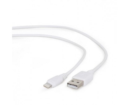 Кабель Cablexpert CC-USB2-AMLM-W-0.1M , USB 2.0 AM-папа/Lightning, 0.1 м.