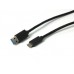 Кабель Cablexpert CCP-USB3-AMCM-1M, премиум качество USB 3.0 A-папа/C-папа, 1.0м.