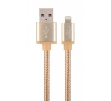 Кабель micro Cablexpert CCB-mUSB2B-AMLM-6-G, USB 2.0 A-вилка/Lightning, 1.8 м.