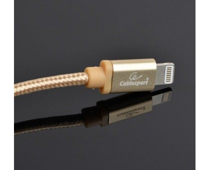 Кабель micro Cablexpert CCB-mUSB2B-AMLM-6-G, USB 2.0 A-вилка/Lightning, 1.8 м.