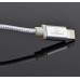 Кабель micro Cablexpert CCB-mUSB2B-AMLM-6-S, USB 2.0 A-вилка/Lightning, 1.8 м.