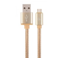 Кабель micro Cablexpert CCB-mUSB2B-AMCM-6-G, USB 2.0 A-вилка/Type-C, 1.8 м.