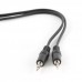 Стерео аудіо кабель Cablexpert CCA-404-2M з роз'ємами 3.5 мм., довжина 2 м.