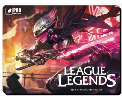 Коврик для мышки Podmyshku League of Legends, игровой, ткань, размер S