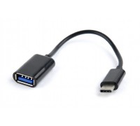 Кабель-адаптер Cablexpert  USB OTG AB-OTG-CMAF2-01 для пристроїв, AF - Type C, 0,20м