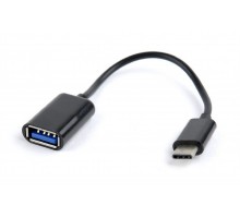 Кабель адаптер Cablexpert USB OTG AB-OTG-CMAF2-01 для устройств, AF - Type C, 0,20м