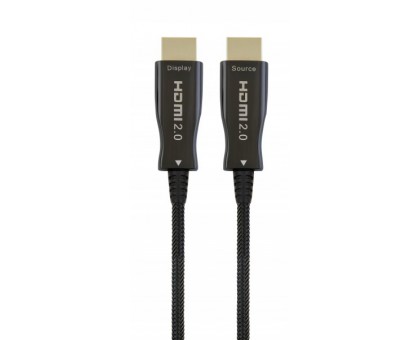 Кабель Cablexpert CCBP-HDMI-AOC-20M, HDMI V.2.0, вилка/вилка, с позолоченными контактами, 20 м
