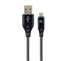 Кабель Cablexpert CC-USB2B-AMmBM-1M-BW, USB 2.0 А-тато/Micro B-тато, 1,0 м.