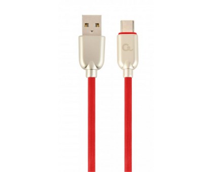 Кабель Cablexpert CC-USB2R-AMCM-1M-R, преміум якість USB 2.0 A-папа/C-папа,1 м.