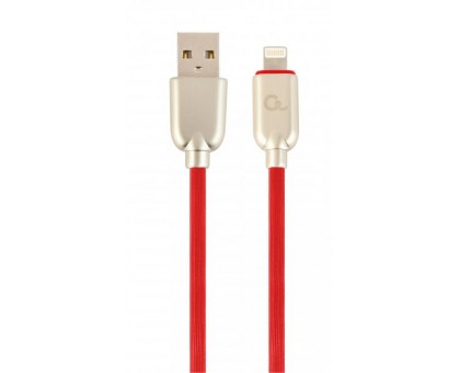Кабель Cablexpert CC-USB2R-AMLM-1M-R, USB 2.0 А-папа/Lightning, 1.0 м.