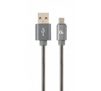 Кабель Cablexpert CC-USB2S-AMmBM-1M-BG, USB 2.0 A-папа/Micro B-папа, 1,0м.