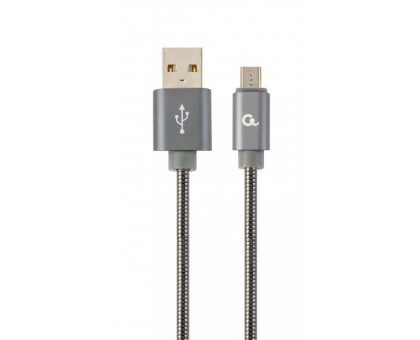 Кабель Cablexpert CC-USB2S-AMmBM-1M-BG , USB 2.0 A-тато/Micro B-тато, 1,0 м.