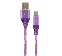 Кабель Cablexpert CC-USB2B-AMCM-1M-PW, USB 2.0 A-папа/Type-C папа, 1,0м.