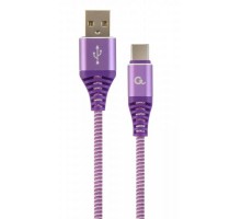 Кабель Cablexpert CC-USB2B-AMCM-1M-PW, USB 2.0 A-тато/Type-C тато, 1,0 м.