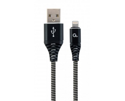 Кабель Cablexpert CC-USB2B-AMLM-1M-BW, USB 2.0 А-папа/Lightning, 1.0м.