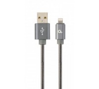 Кабель Cablexpert CC-USB2S-AMLM-1M-BG, USB 2.0 А-папа/Lightning, 1.0м.