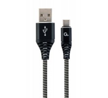 Кабель Cablexpert CC-USB2B-AMCM-2M-BW, USB 2.0 A-тато/Type-C тато, 2,0 м.