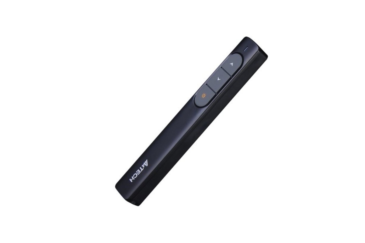 A4Tech LP15 Black Бездротовий презентер 2.4G з лазерною указкою, USB ...