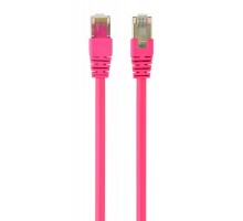 Патч корд Cablexpert PP6-0.25M/RO, FTP, категорія. 6, литий,  50u" штекер із фіксатором, 0.25 м, рожевий