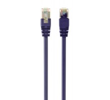 Патч корд Cablexpert PP6-1M/V, FTP, категория. 6, литой, 50u" штекер с фиксатором, 1 м, фиолетовый
