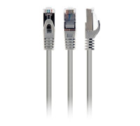 Патч корд Cablexpert PP6A-LSZHCU-2M, S/FTP, литий, 50u" штекер із фіксатором, 2.0 м, сірий