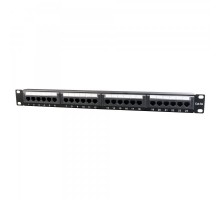 Патч панель Cablexpert NPP-C524CM-001, 24 порти, Cat5e