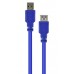 Подовжувач Cablexpert CCP-USB3-AMAF-10, преміум якість USB 3.0 A-тато/A-мама, 3.0 м.