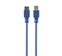 Подовжувач Cablexpert CCP-USB3-AMAF-6, преміум якість USB 3.0 A-тато/A-мама, 1.8 м.