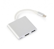 Адаптер-переходник USB Type-C на HDMI Cablexpert A-CM-HDMIF-02-SV