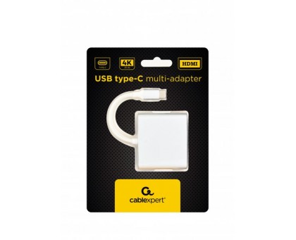 Адаптер-переходник USB Type-C на HDMI Cablexpert A-CM-HDMIF-02-SV