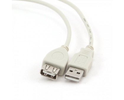 Подовжувач Cablexpert CC-USB2-AMAF-75CM/300, USB 2.0 A-тато/A-мамо, 0.75 м.