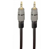 Аудіо-кабель Cablexpert CCAP-3535MM-1.5M, 3.5 мм. стерео папа/3.5мм стерео папа, довжина 1.5 м.