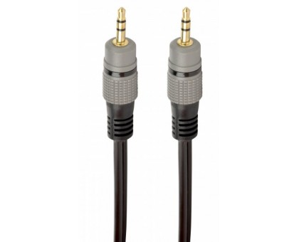 Аудіо-кабель Cablexpert CCAP-3535MM-1.5M, 3.5 мм. стерео папа/3.5мм стерео папа, довжина 1.5 м.