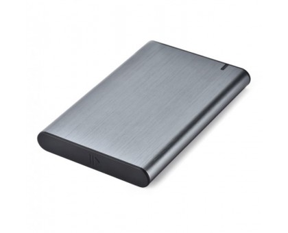 Зовнішня кишеня Gembird EE2-U3S-6-GR 2.5", USB3.1, сірий колір, алюміній