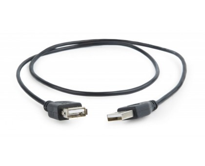 Подовжувач Cablexpert CC-USB2-AMAF-75CM/300-BK, USB 2.0 A-тато/A-мамо, 0.75 м.