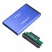 Зовнішня кишеня Gembird EE2-U3S-2-B для 2.5 SATA дисків, металевий корпус, USB 3.0 синя