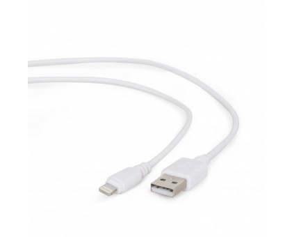 Кабель Cablexpert CC-USB2-AMLM-W-1M , USB 2.0 AM-папа/Lightning, 1 м.