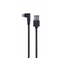 Кабель Cablexpert CC-USB2-AMLML-0.2M кутовий USB 2.0 AM-тато/Lightning, 0.2 м