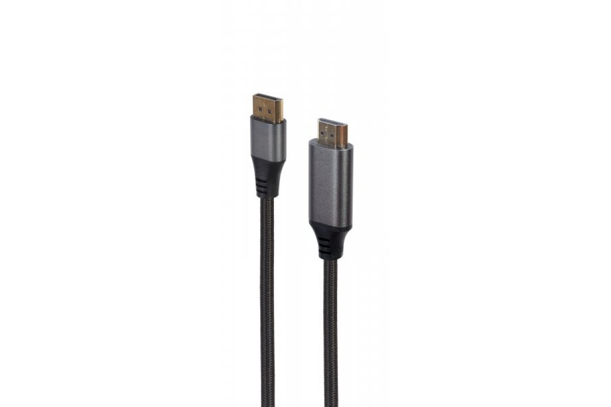 Cablexpert CC-DP-HDMI-4K-6 Кабель DisplayPort на HDMI, 4K 60Hz, 1.8 м ...